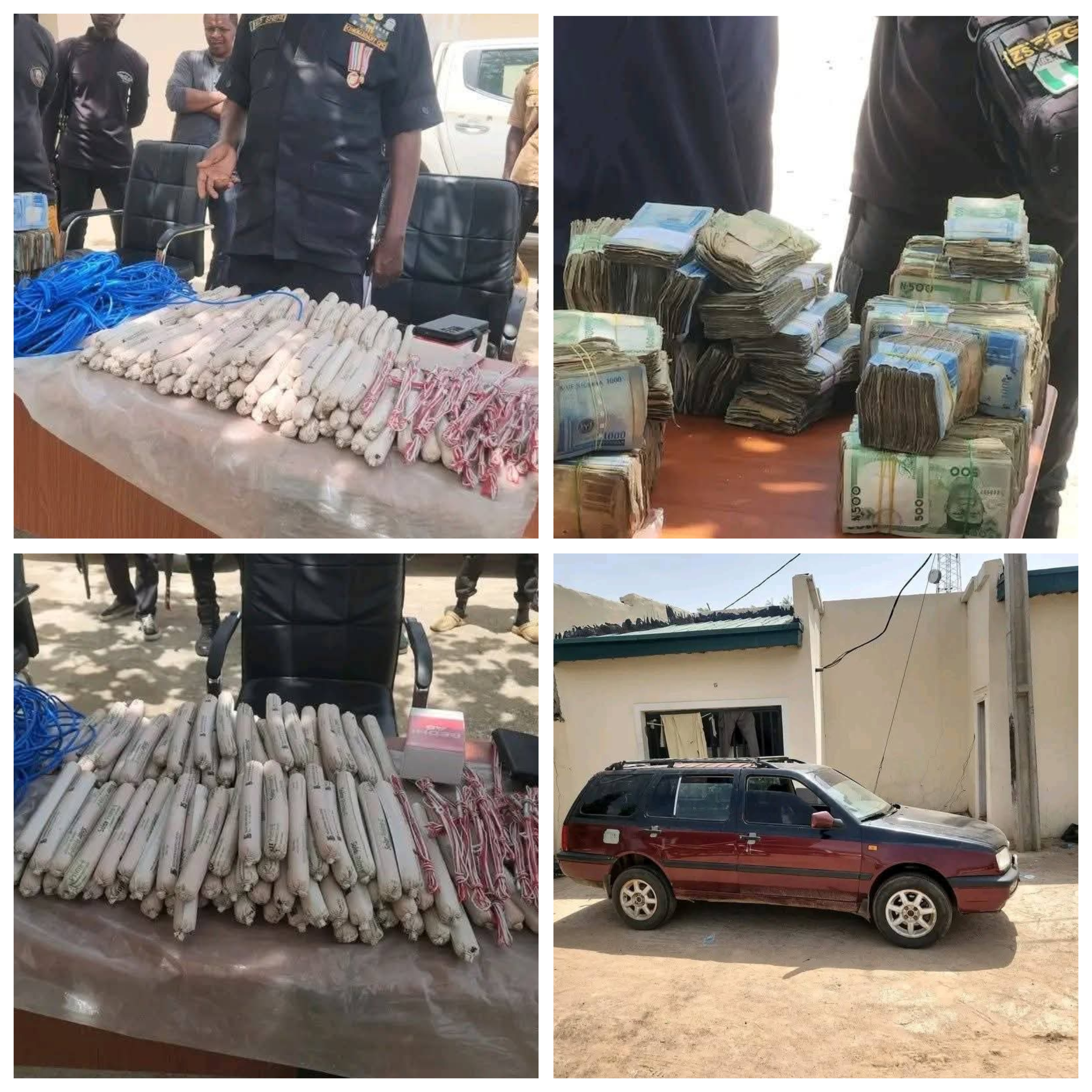 Zamfara guards intercept 98 explosives and N13m en route to bandits