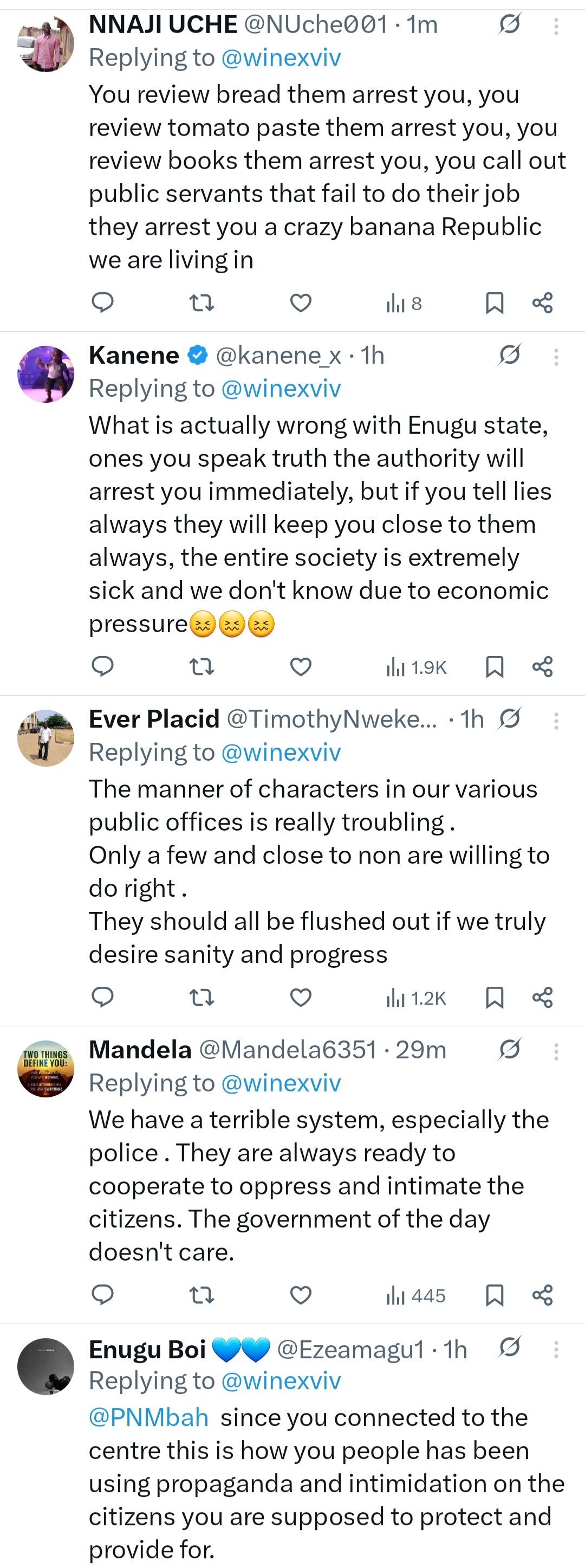 Nursing student allegedly arrested after she was suspended for exposing poor state of Uwani health centre in Enugu
