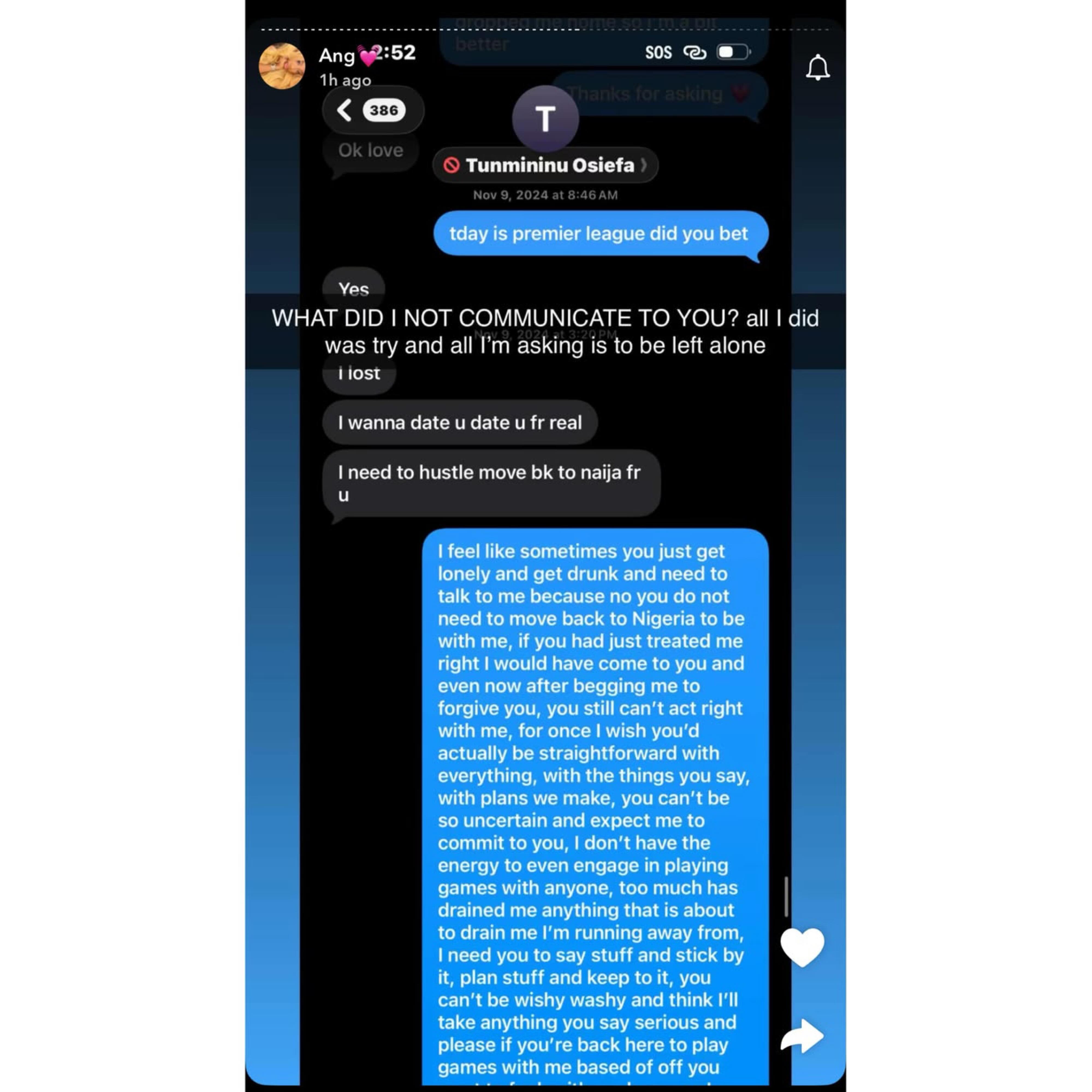 ?Let my mother go? - BBNaija star, Angel accuses estranged wife of getting her mum arrested over car dispute