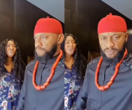 If your woman doesn?t hype you like this, dump her immediately- Yul Edochie tells men as he shared video of Judy hailing him