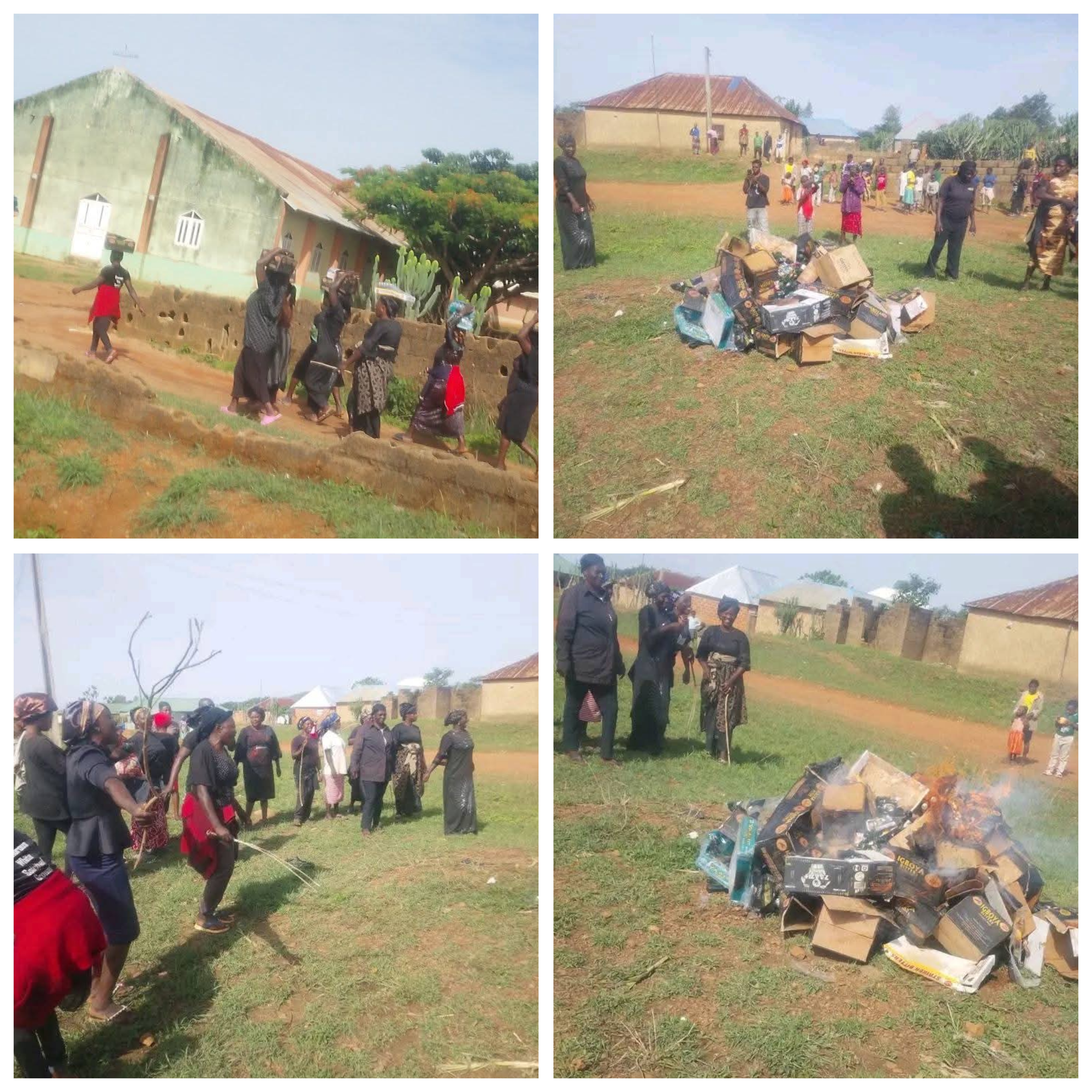 Plateau women seize and destroy alcoholic drinks in crackdown on intoxication