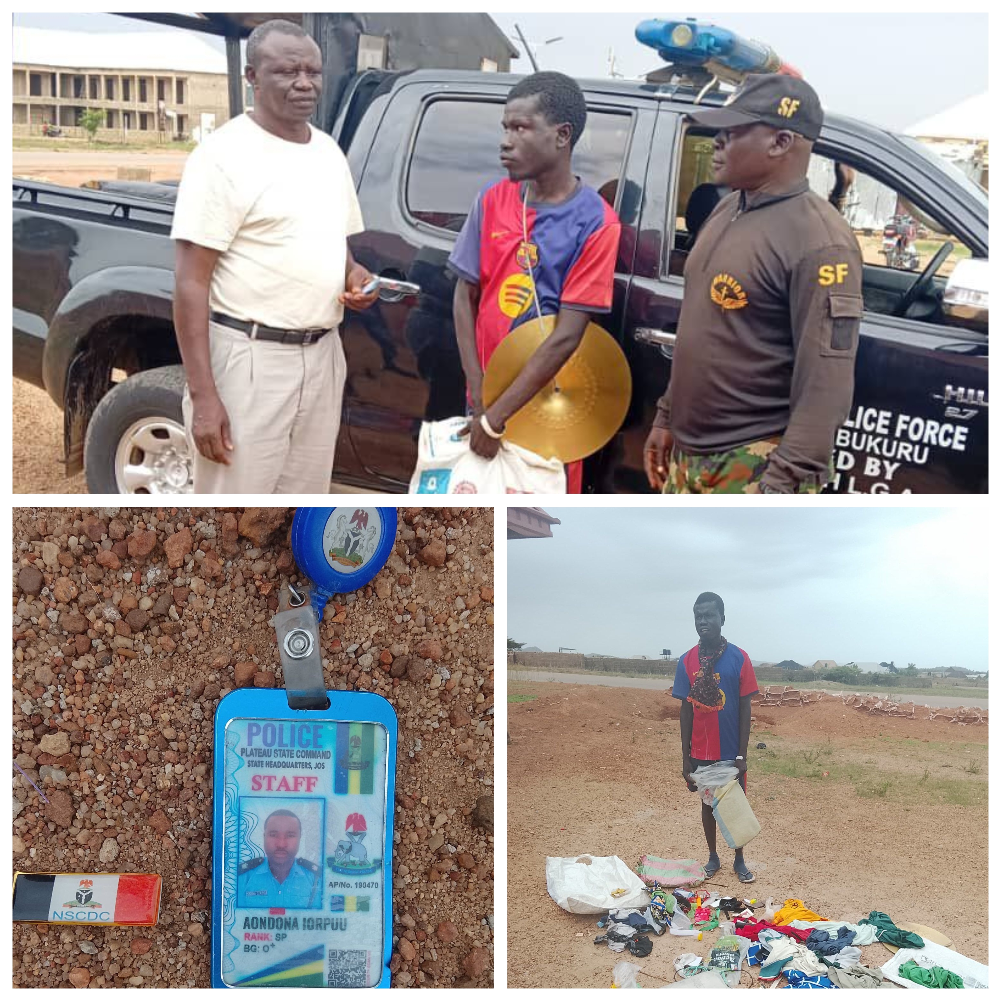 Troops arrest suspected security impersonator in Plateau, recover police ID and NSCDC identification tag