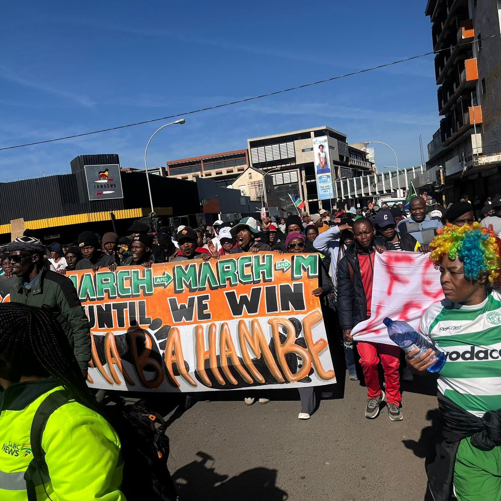 Anti-immigration marches sweep South Africa as deadline for exit of all illegal immigrants expires today