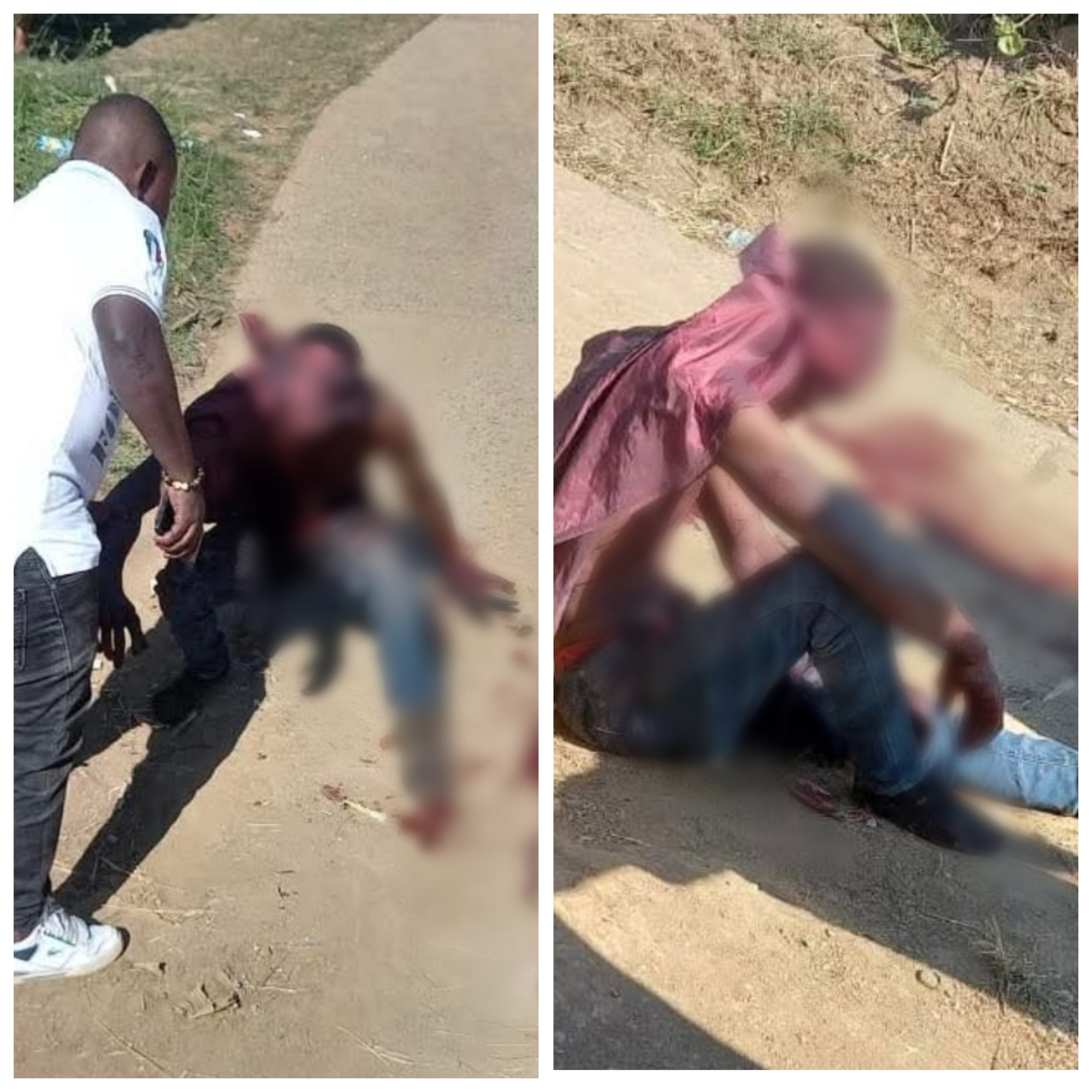 Man found bleeding profusely on roadside after his girlfriend attacked him with wooden plank