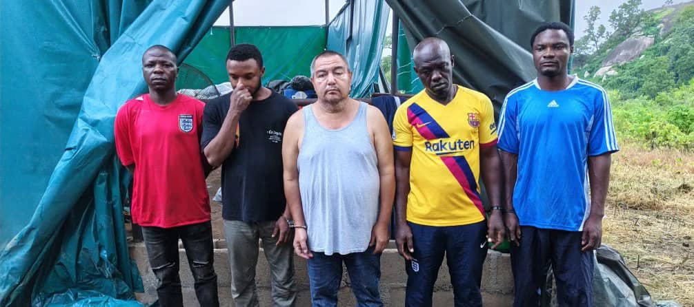 NDLEA uncovers another industrial-scale clandestine meth laboratory in Oyo forest, arrests Mexican and 4 others