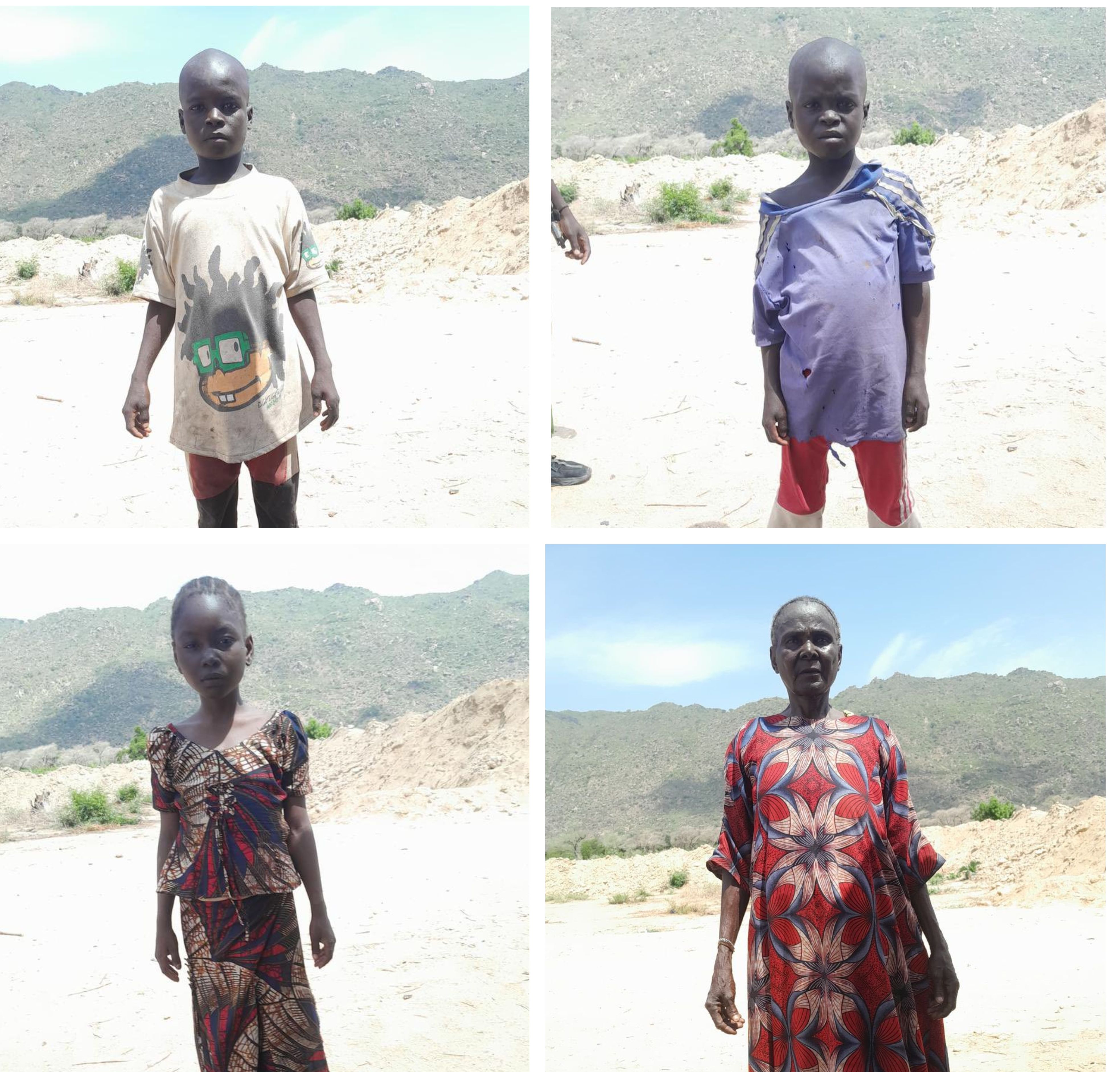 Three abducted Borno children and two women regain freedom after 3 months in captivity