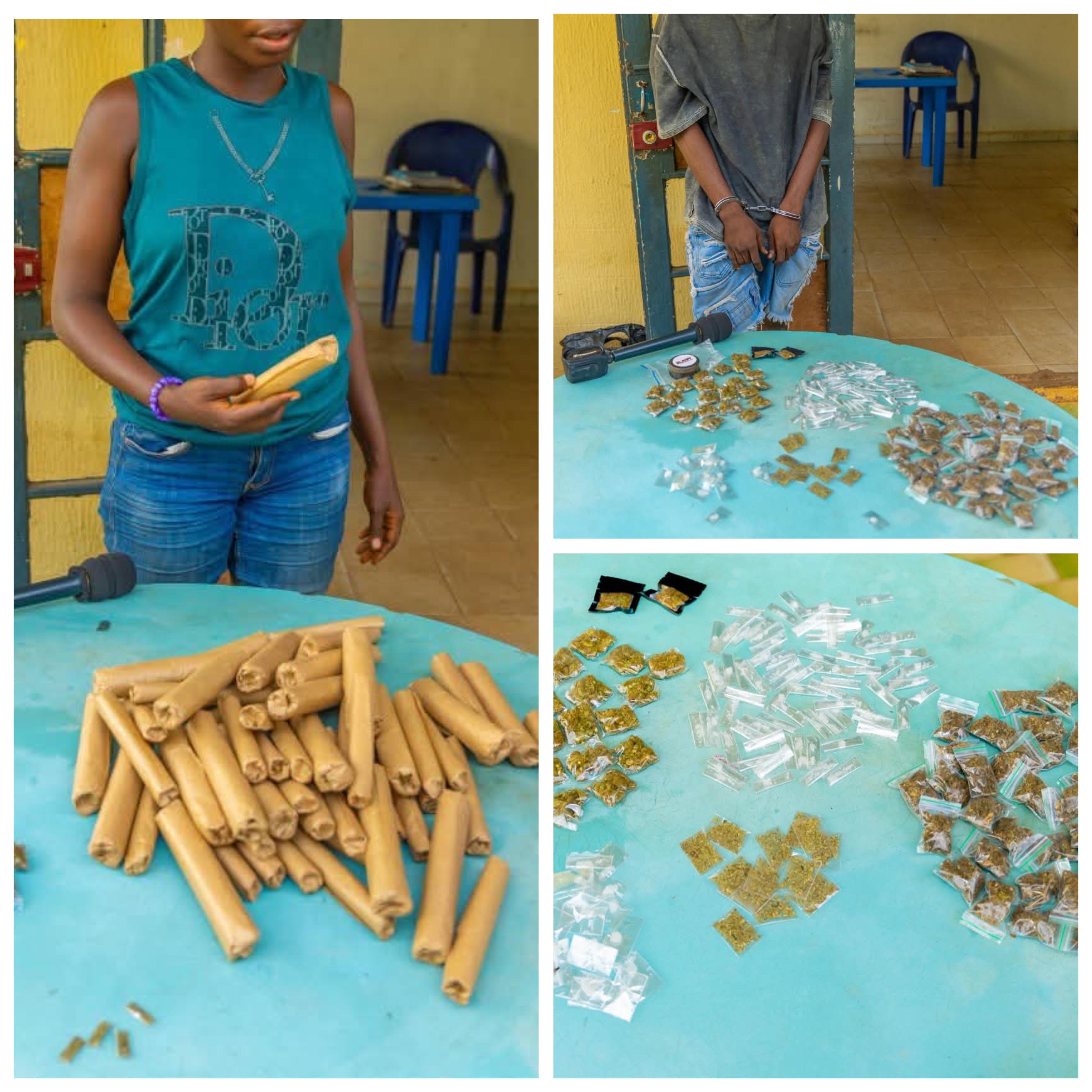 Woman and one other arrested with large quantity of illicit drugs in Edo