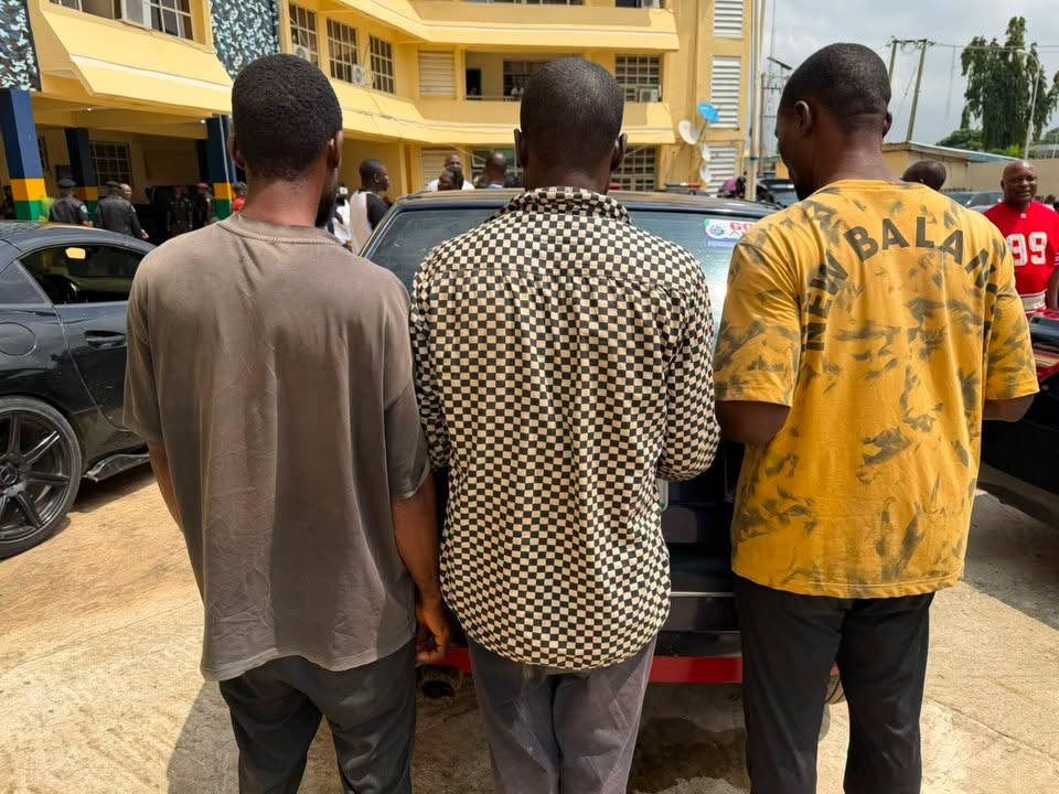 FCT police arrest four suspects who specialize in carting away Bolt and Uber vehicles