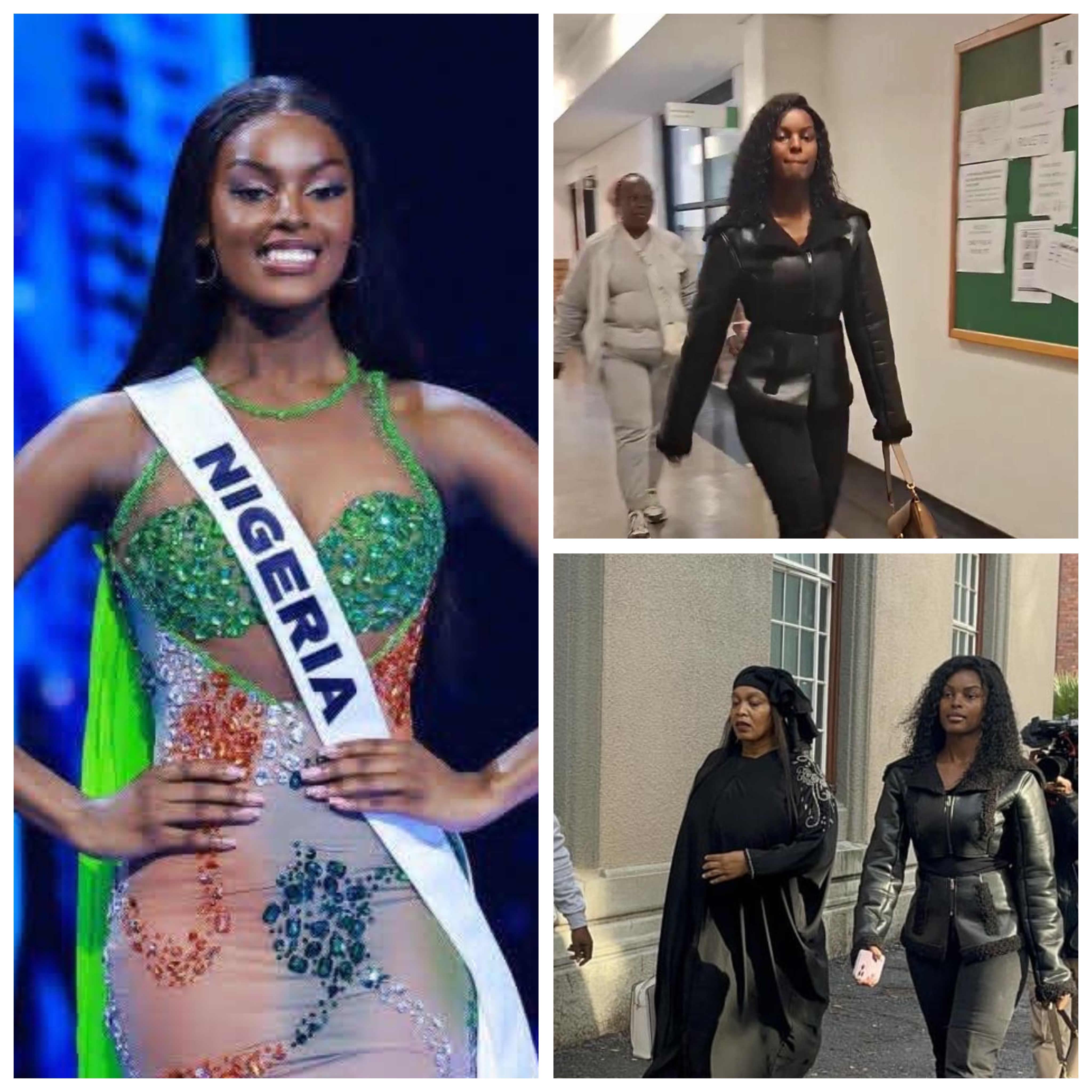 Former Miss Universe Nigeria Chidimma Adetshina appears in South African court to fight deportation (video)