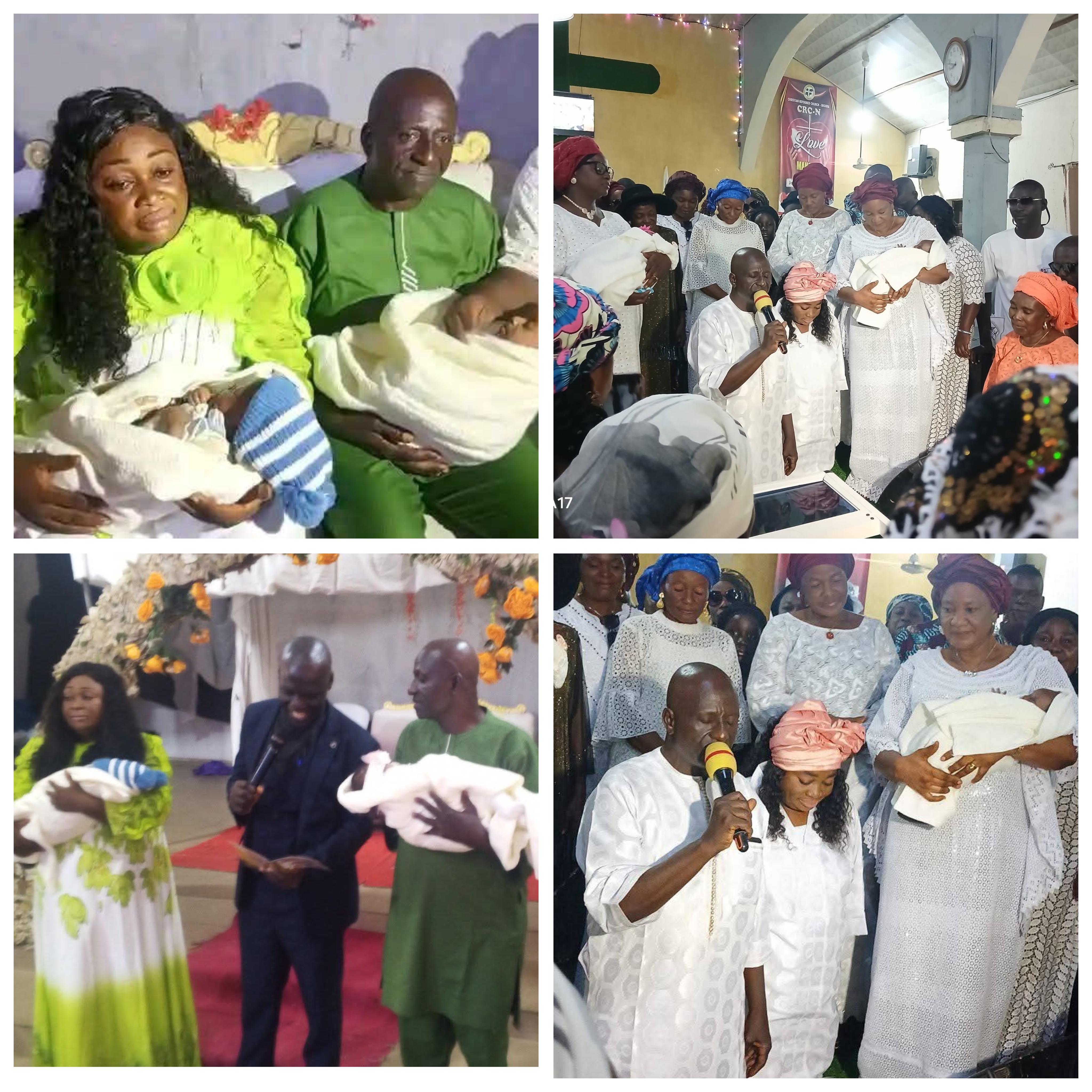 Nigerian couple celebrates as they welcome twins after 22 years of waiting