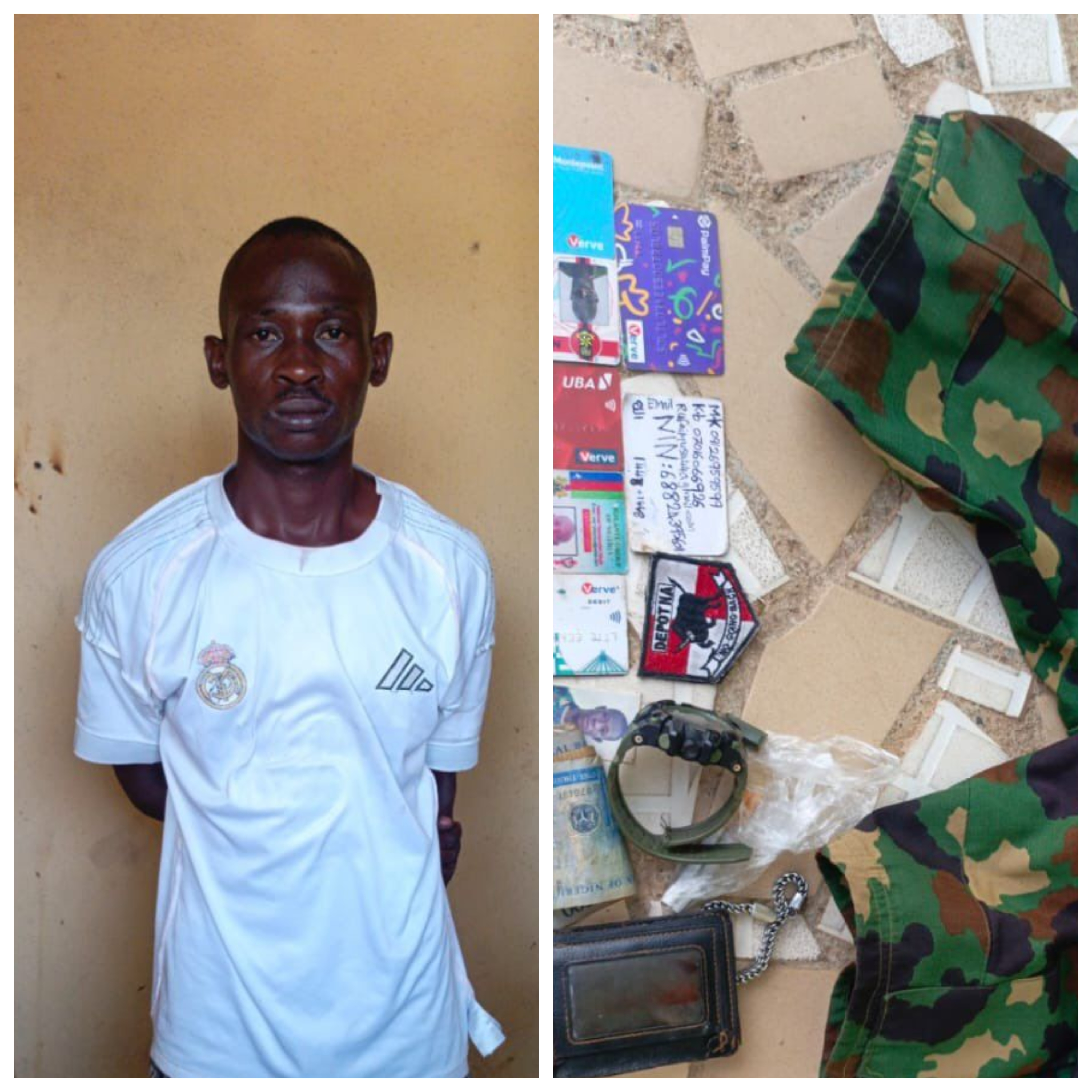 Suspected military impostor arrested in Katsina