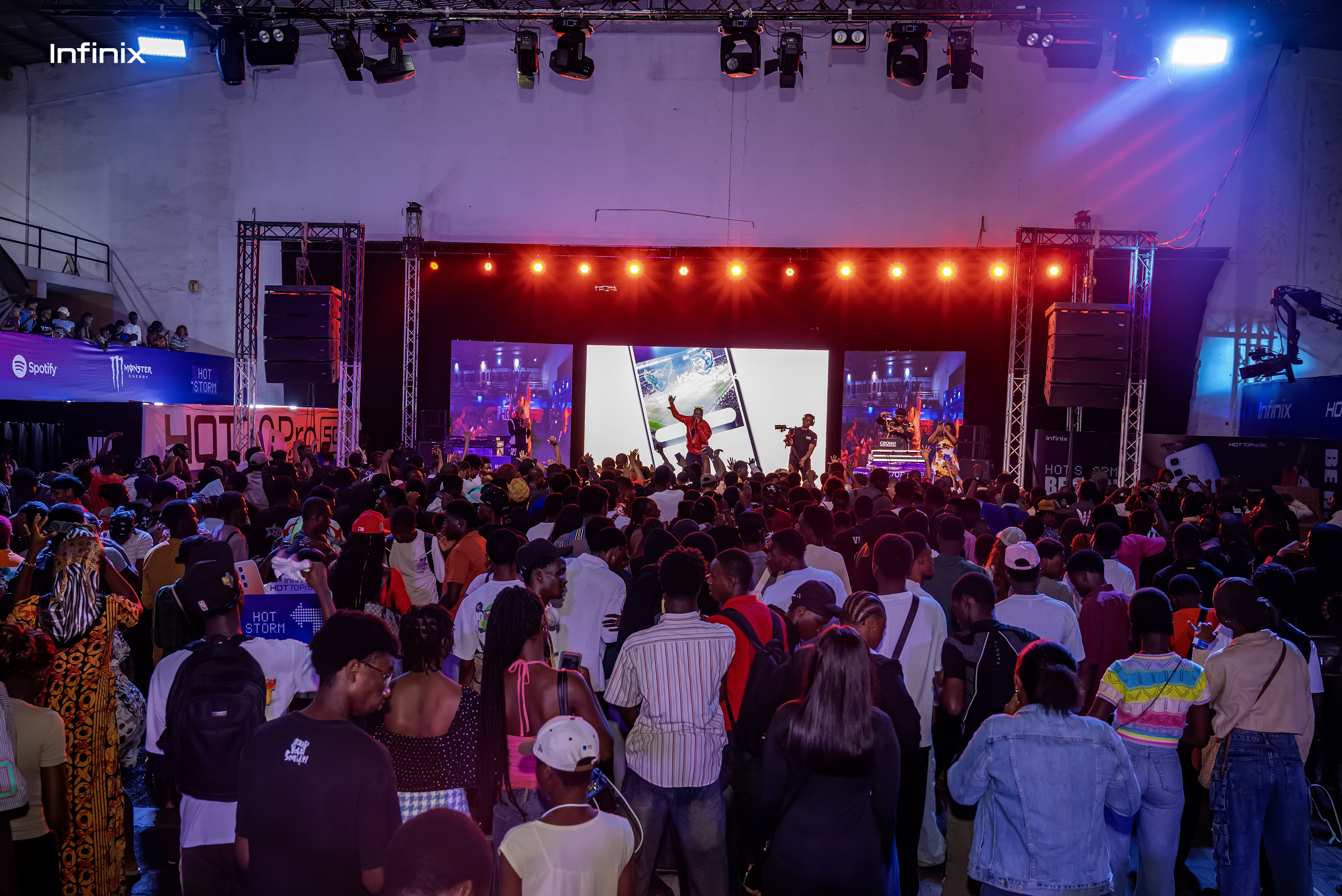 Thousands Turn Out as Qing Madi Makes Her Official Infinix Debut at HOT 70 Pro 